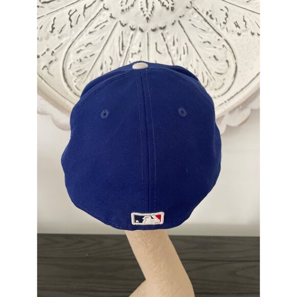 NEW ERA 59FIFTY Los Angeles Dodgers Blue Fitted Baseball Cap Size 7 1/2 - Picture 3 of 6